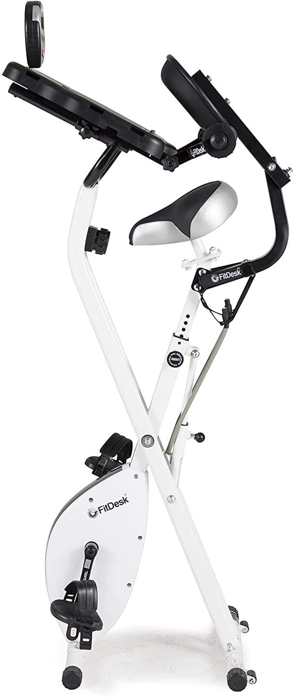 FitDesk Bike Desk Adjustable Height Standing Desk Exercise