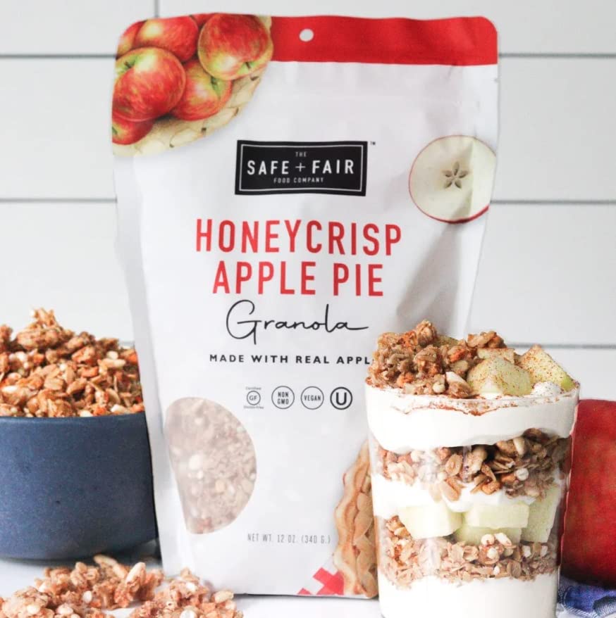 The Safe + Fair Food Company Honeycrisp Apple Pie Granola - Vegan - 12oz