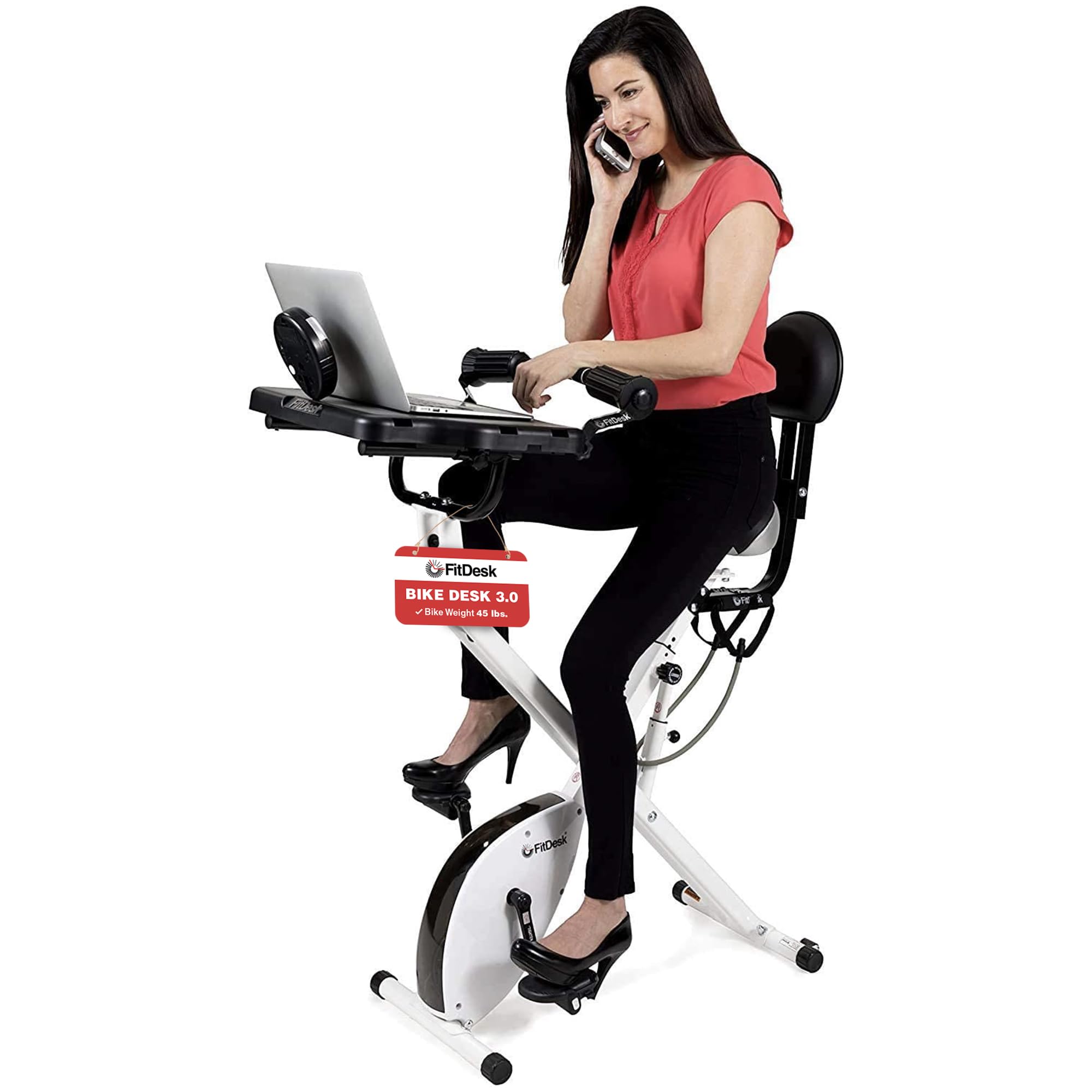 FitDesk Bike Desk 3.0 - Adjustable Height Standing Desk Exercise Bike, - HealthyMe Living FitDesk Bike Desk 3.0 - Adjustable Height Standing Desk Exercise Bike, - HealthyMe Living