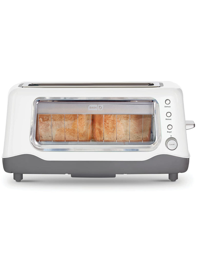 DASH Clear View Toaster Compact Design with Browning Levels