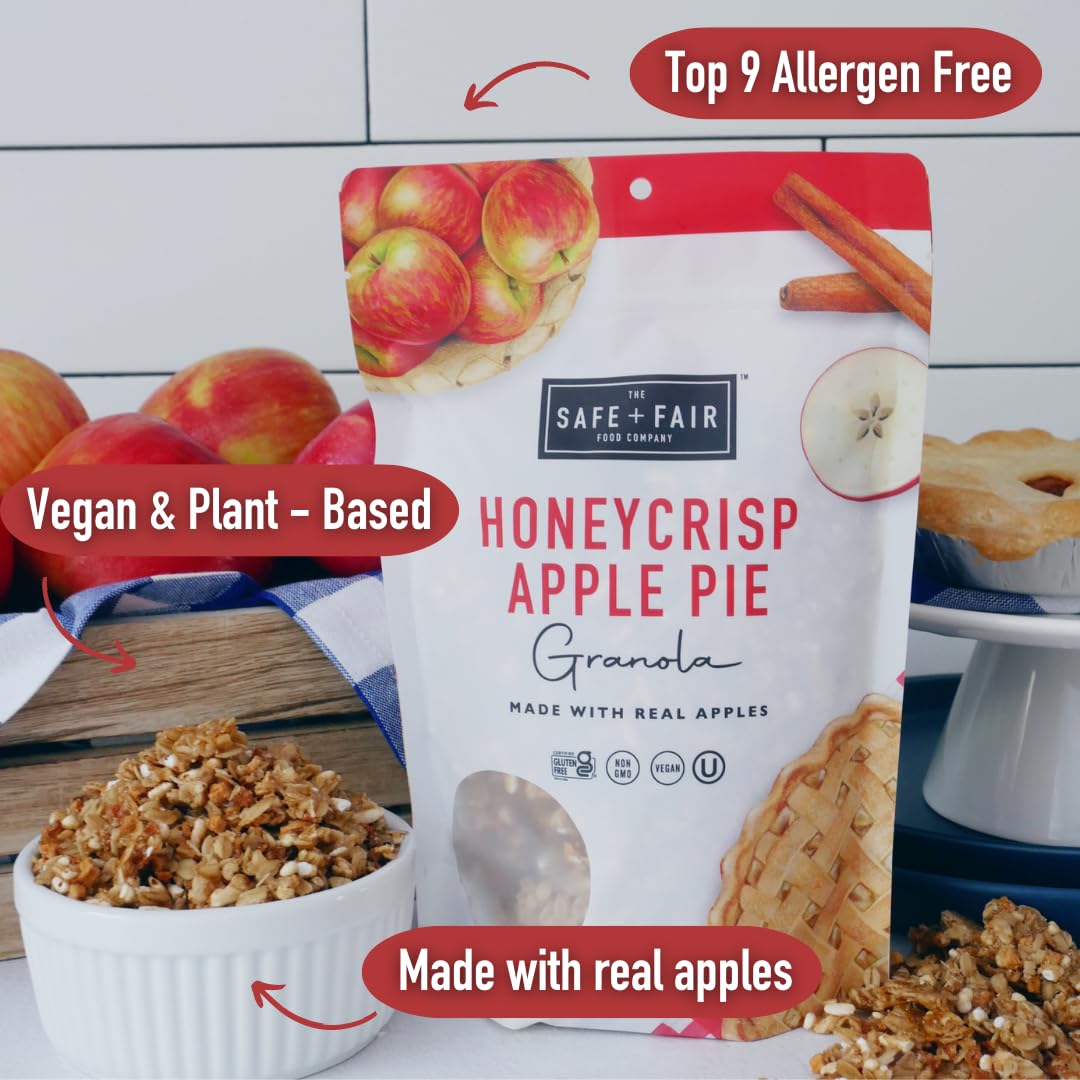 The Safe + Fair Food Company Honeycrisp Apple Pie Granola - Vegan - 12oz