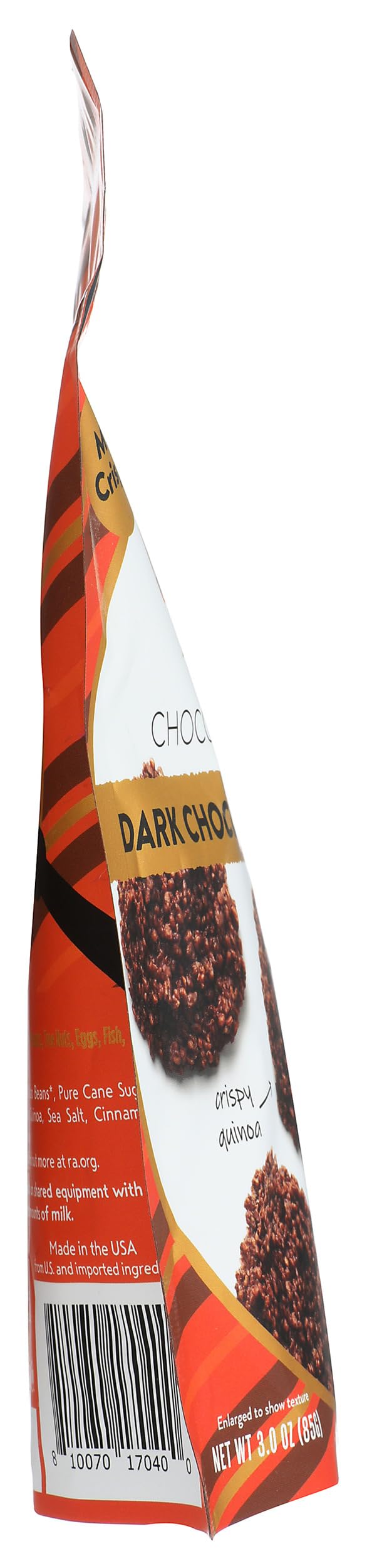Undercover Chocolate Co, Crisps Quinoa Dark Chocolate Pumpkin Spice, 3 Ounce