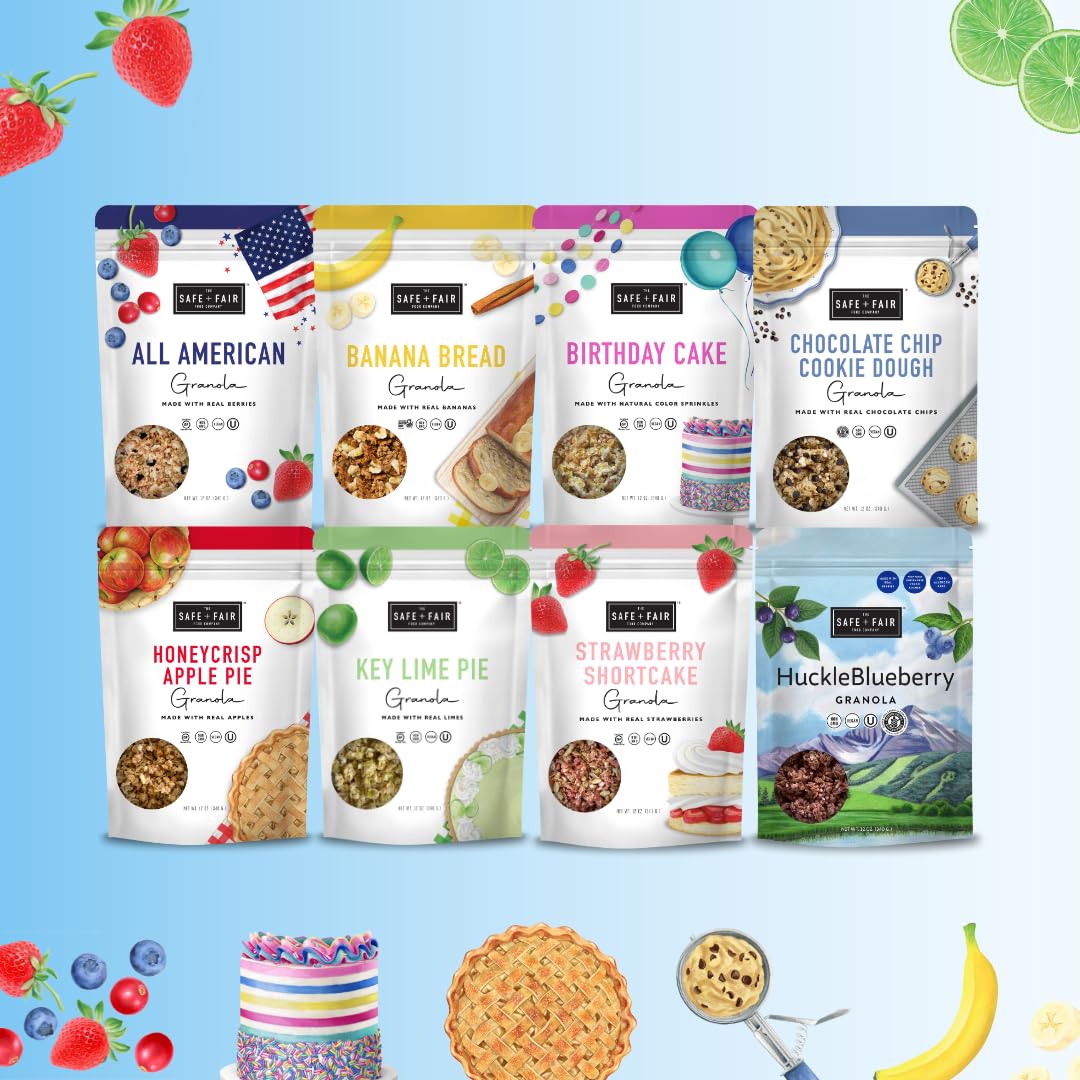 The Safe + Fair Food Company Honeycrisp Apple Pie Granola - Vegan - 12oz