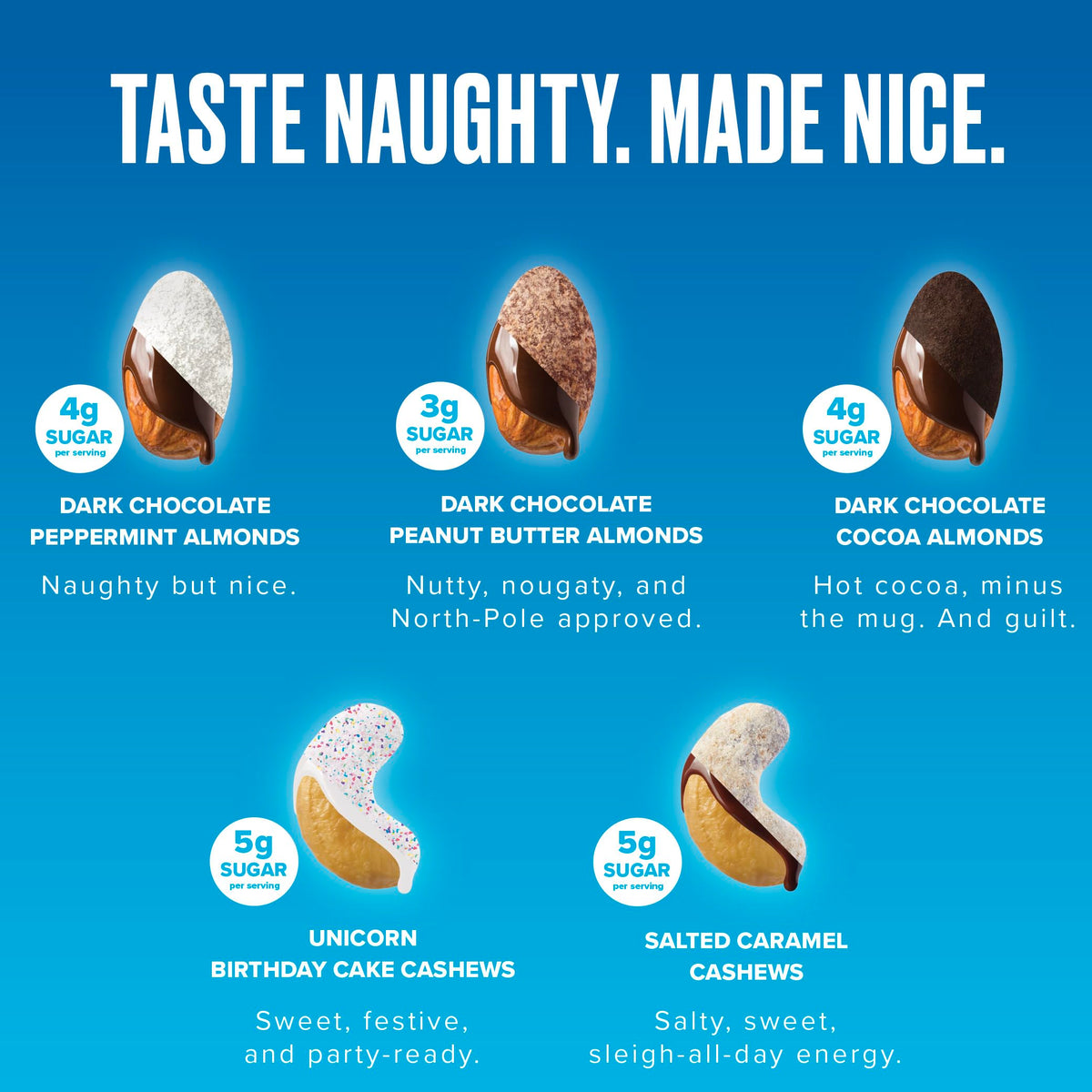 SkinnyDipped Cups & Bites | Low Sugar, Low Carb, Keto Friendly & Gluten Free | Holiday Gift Box – Assorted Chocolate & Nut Variety Pack