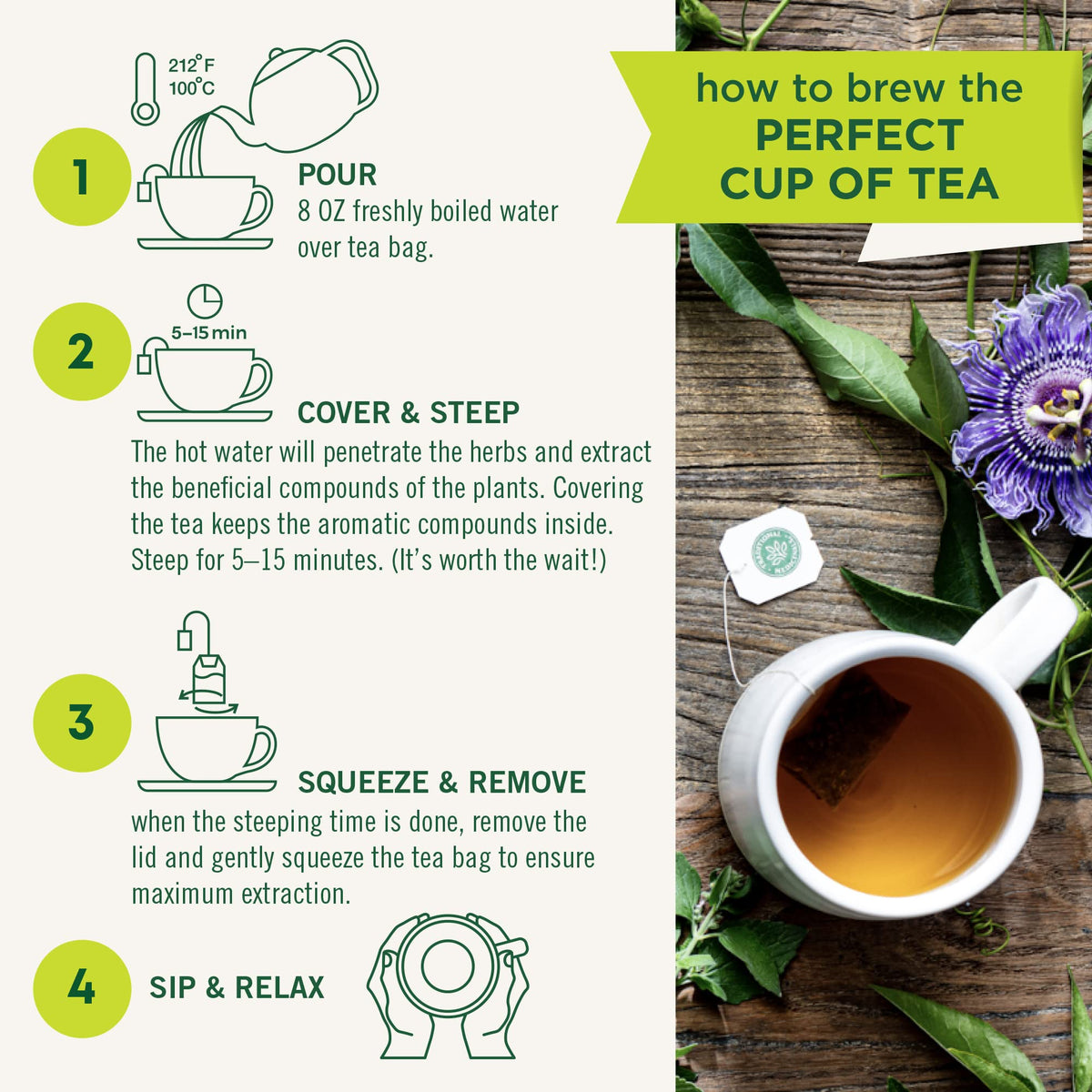 Traditional Medicinals Tea, Organic Chamomile &amp; Lavender, Stress Relief, 16 Tea Bags