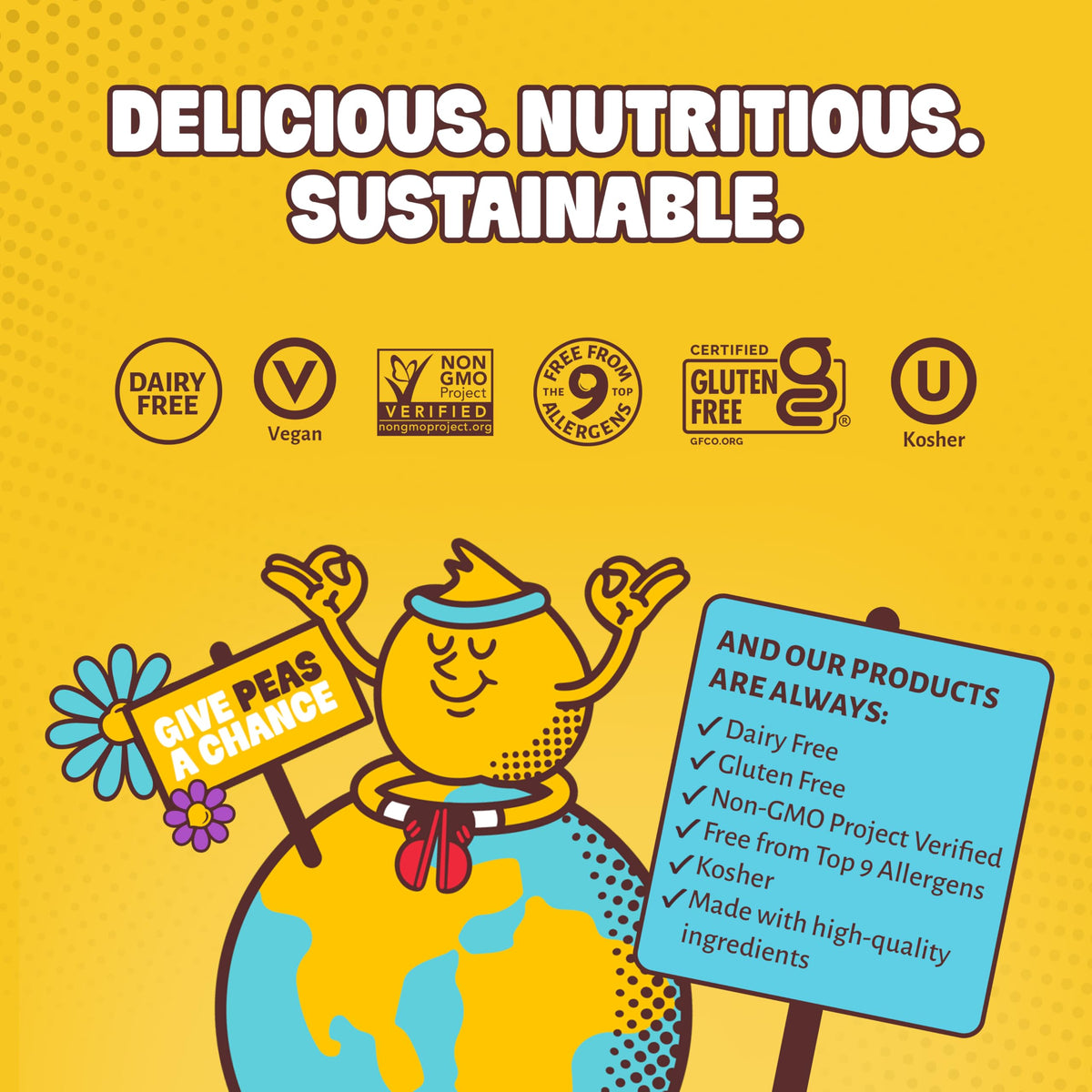 Hippeas Pizza Party Protein Puffs, 8 x 1.5 Oz Bags, Baked Crunchy Pea Puffs with 11g Plant Protein & Avocado Oil, Non-GMO, Kosher, Dairy & Gluten Free, Vegan Snacks, Savory Pizza Flavor