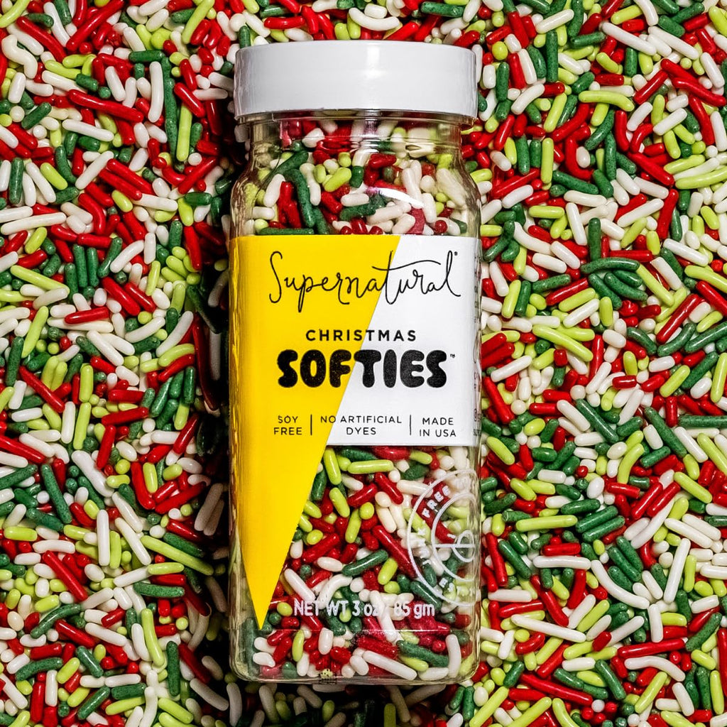 Christmas Softies Natural Sprinkles by Supernatural, Made in USA