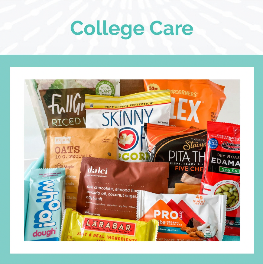 Snack care packages for college deals students